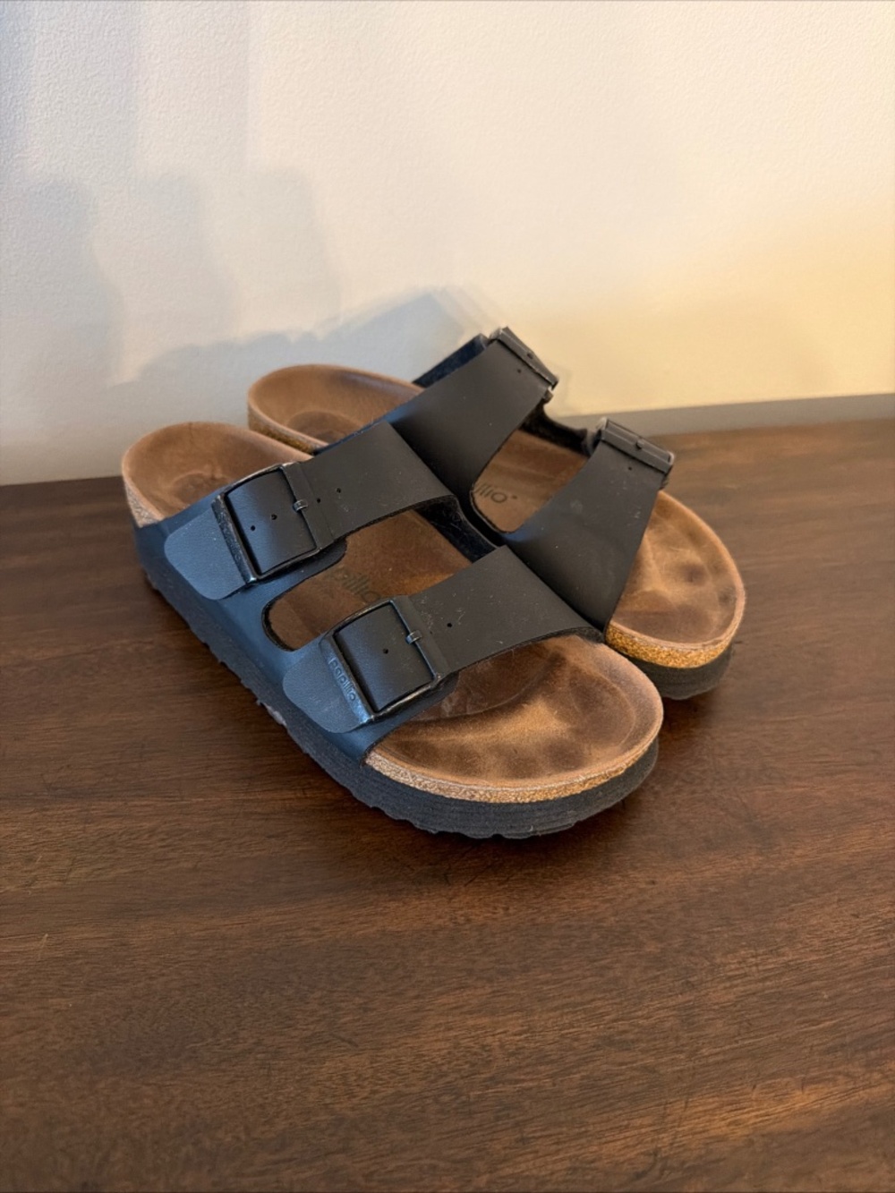 Papillio by Birkenstock Arizona Women's 38 US 7 Platform Sandal Black